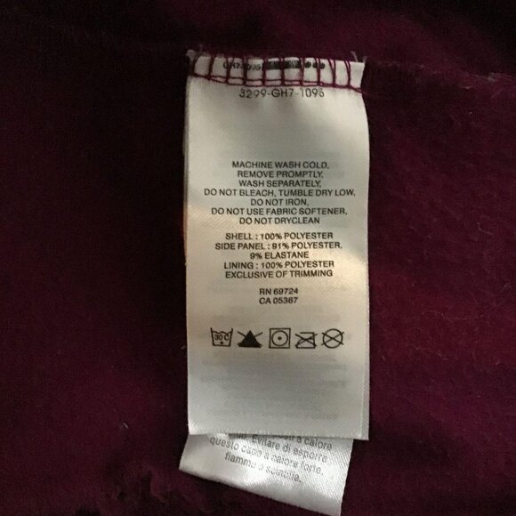 Columbia Womens S Raspberry By the Lake Plush Teddy Bear Fleece Zip Up Jacket - Picture 7 of 12